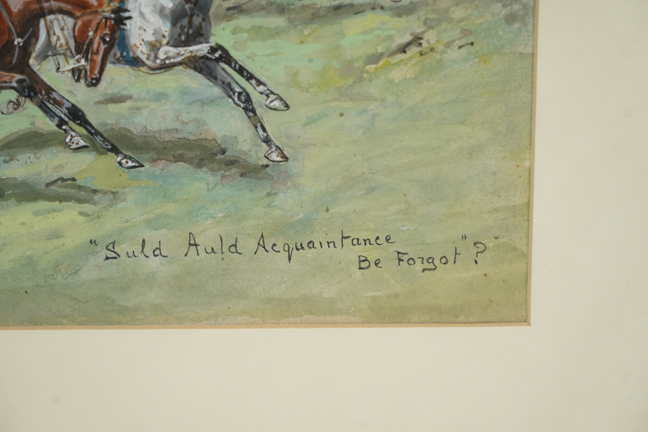 George Finch Mason (1850-1915), A pair of Hunting scenes